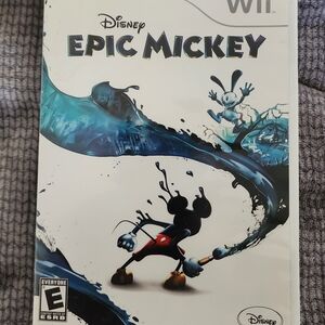 Disney Epic Mickey Wii Game - Black, Blue, and Red